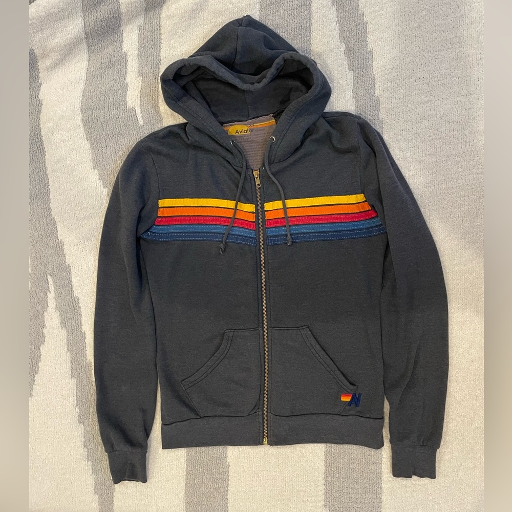 Aviator Nation 5 stripe hoodie!